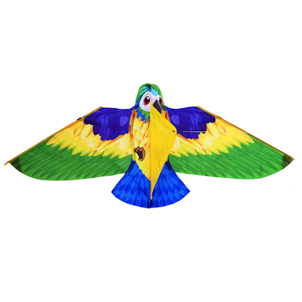 Barnens Papegojdrake med Flyglinje Utomhus Strand Park Gräsmatta Lätt att Flyga Stor Lång Svans Färgglad Cartoon Fågel Drake Vuxna Present