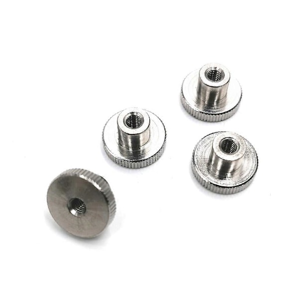 Høy friksjon 4 stk. rillete muttere for Voron 3D-skriver Stabilitet DIY Rillet mutter Øker friksjon 3D-utskriftstilbehør