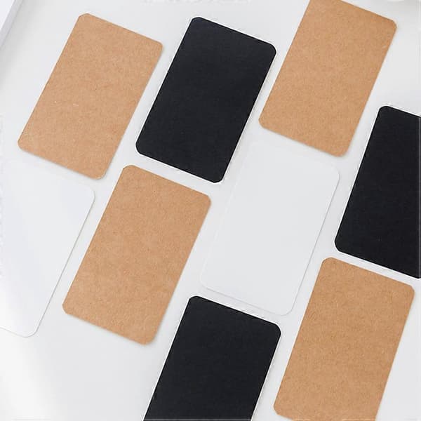 300 stk Gavekort Kraft Blanke Kort Blanke Kraftpapir DIY Blanke Kort Notatkort