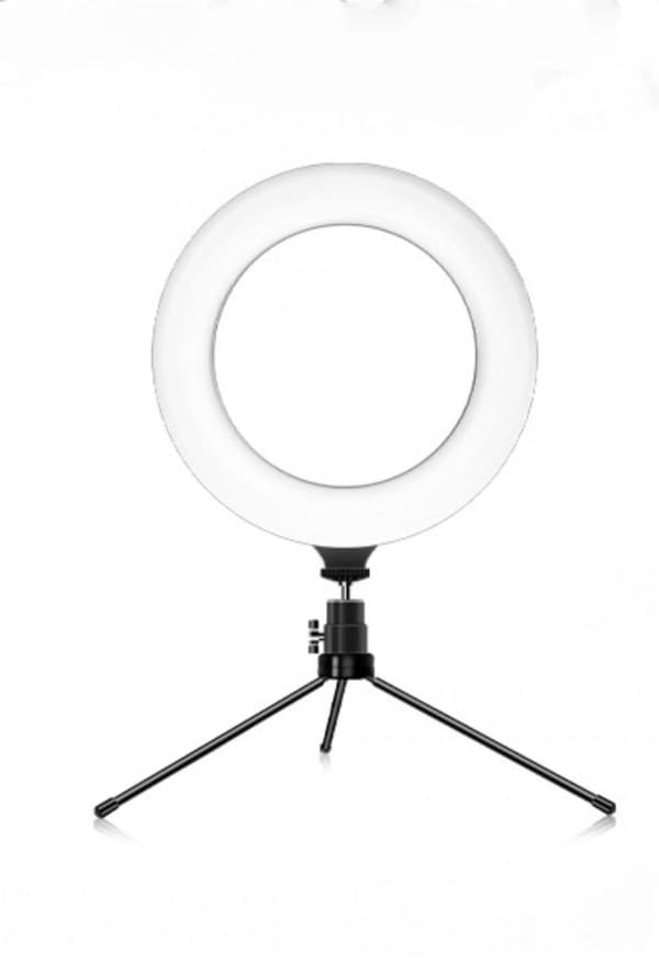 6 Tommers Ring LED Fylllys Med Klips