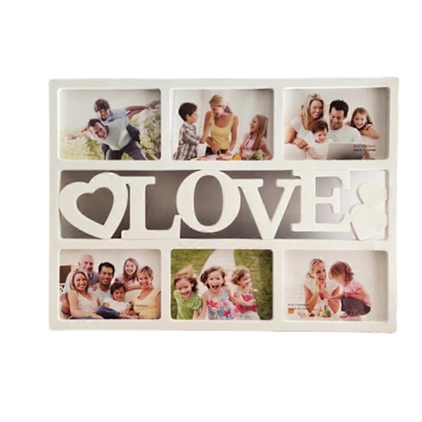 Hvit Bildeframme Collage Bildeframme Collage Foto Ramme Henge Ramme Collage Vegg Familie Bildeframme