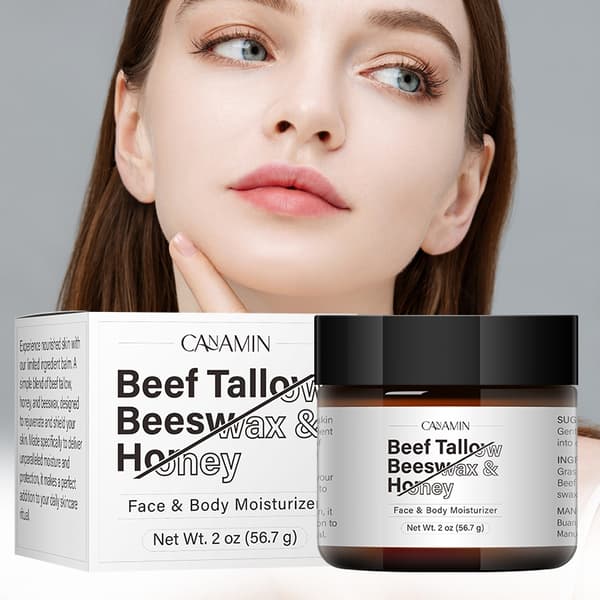 Oksefedt, bivoks og honningbalsam/-creme 2pcs