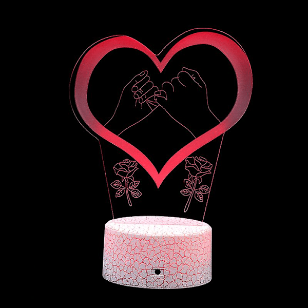 1 sett Unik 3D Lampe