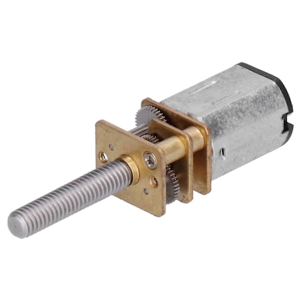 DC6V Gearmotor 90RPM Høj Torsion M4x20mm Gevind Udgangsaksel Hastighedsreduktion til Robotter