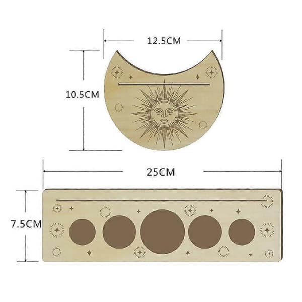Tarotkortställ Set Tarotkort Display Stativ Häxa Wiccan Tillbehör