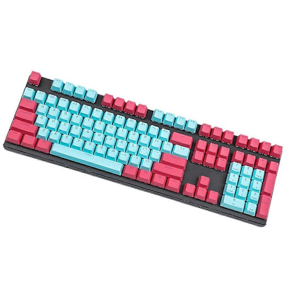 Näppäimet 108 kpl Kaksoiskuvattu Taustavalaistu Näppäinhattusetti OEM-profiili Mukautettu Mekaniselle Näppäimistölle Läpinäkyvä KEYCAP
