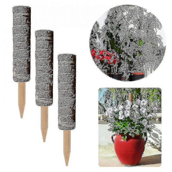 2 st Mosspålar för klätterväxtstöd, Växtpåle (30 cm) #yg