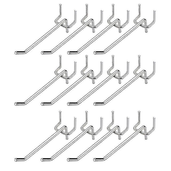 20pcs Shelf Rack Hook Home Shelf Hook Silver Hook Display Hook