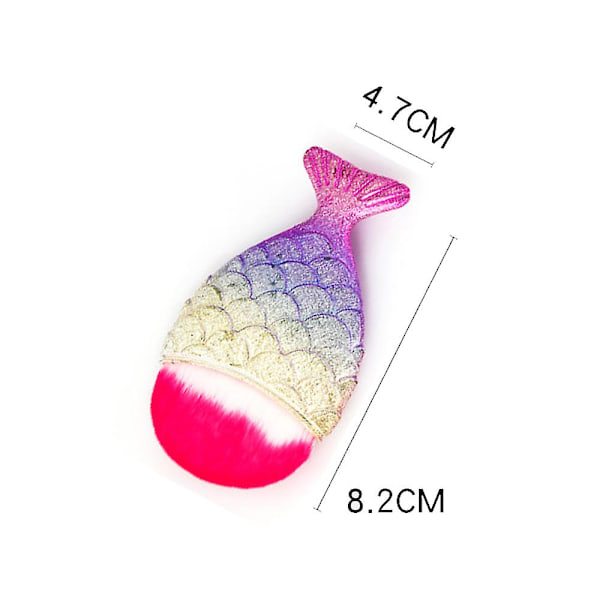 Negle Støv Børst Rengjørings Børst-fcs-m4/havfrue Støv Børst/drøm Lilla Sminke