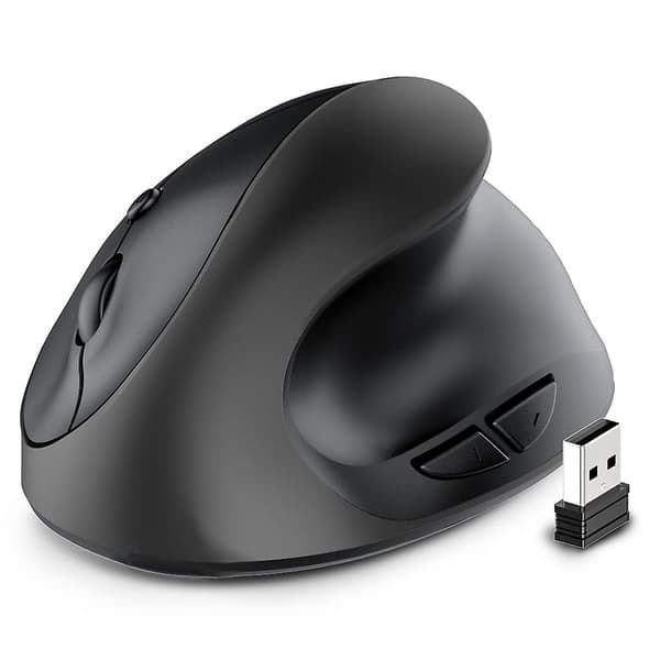 2,4g Trådløs Mus Ergonomisk Mus Computer Kontor Vertikal Greb Mus Lydløs Mus Til Computer