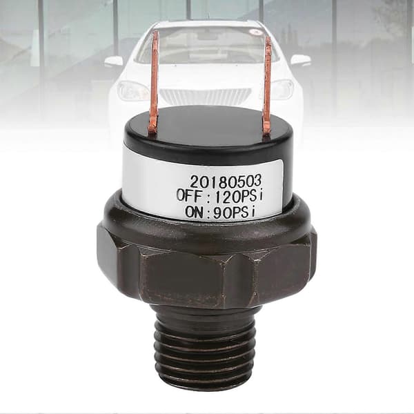 12V Universal Bil Automatisk Luftkompressorströmbrytare Lufttryckskontrollbrytare (90-120PSI)