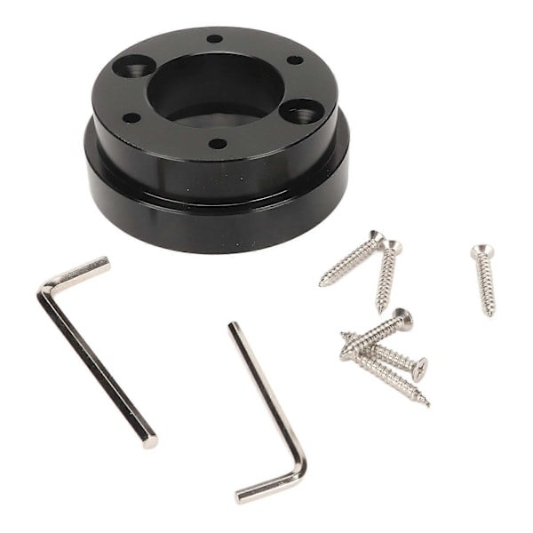 70 mm Rat Adapterplade Legeringshjul Adapterplade til Logitech, Momo, Sparco 13 14 Tommer PCD Rat, Sort