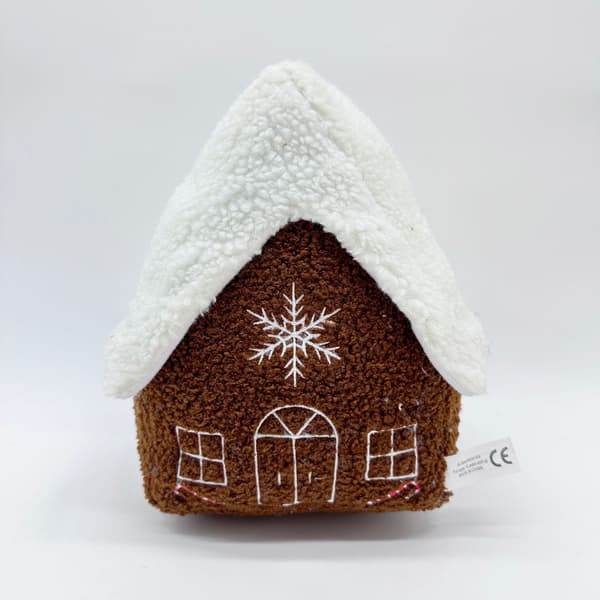 Julepepperkakehus i plysj, julepepperkakehusdukke