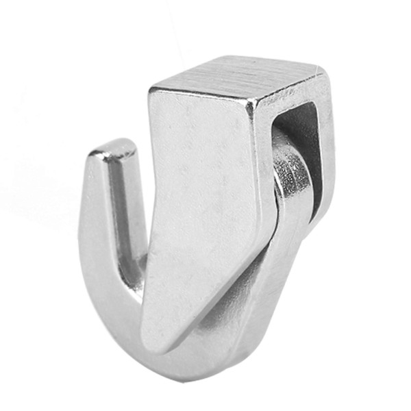 Marine Cargo Hook i Rustfritt Stål, Enkeltkrok for Yacht, Fiskebåt, Snellebåt og Skip