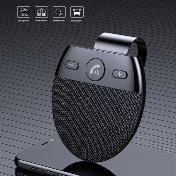 SP11 Solskjerm Bil Bluetooth Håndfri Samtale med Stemmeveiledning