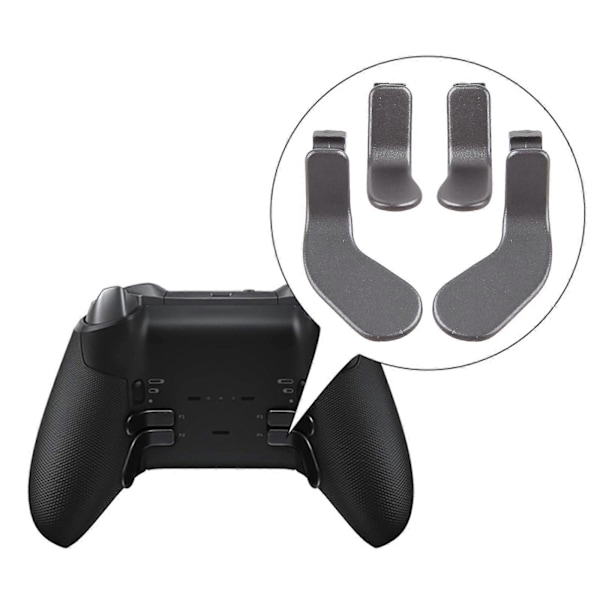 4 stk. støtbestandige knapper for XBOX-ONE Elite 2-kontroller - Perfekt passform for presisjon