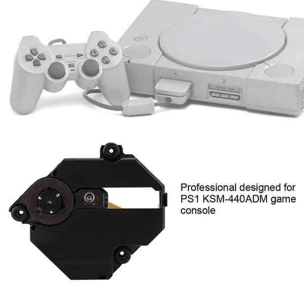 Linserbyte Anti-Fall Optisk för PS1 KSM-440ADM Speltillbehör Spelkonsol Metall Optisk Lins