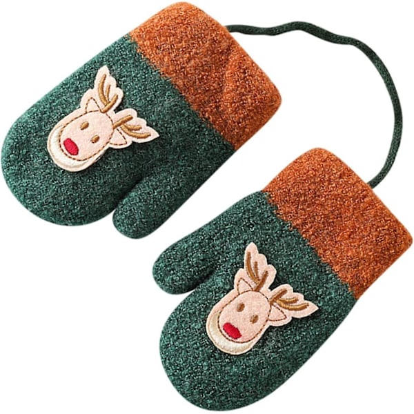 Baby Drengemittens Toddler Handsker Handsker Sne Toddler Mittens Vinter Vinter Tegneserie Til Børn Til Piger Handsker Handsker Mittens Combo Med Lomme