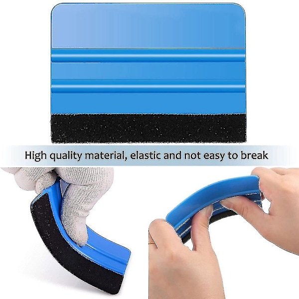 12 stk Plast Filtskanter Squeegee Verktøy Vinyl Squeegee Filtsqueegee Applikator Verktøy Skrape Verktøy Høy Kvalitet