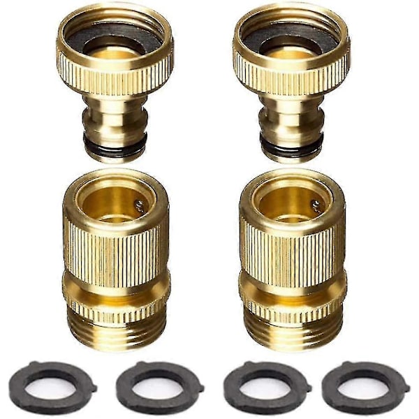 3/4\" Hurtigkoblingsett 3/4\" Solid Messing GHT Kranadapter Vann