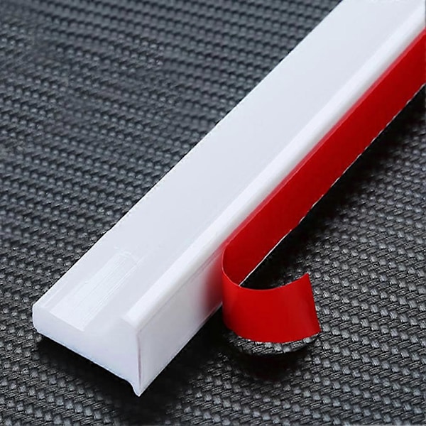 50/100/200/300cm Vannbarriere for Bad, Tørr & Våt Separering, Dusjvannsstopper, Vannblokkering, Tetningslist
