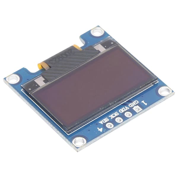 OLED Displaymodul Hvid IIC Kommunikation Lille Elektronisk Komponent 0,96 tommer