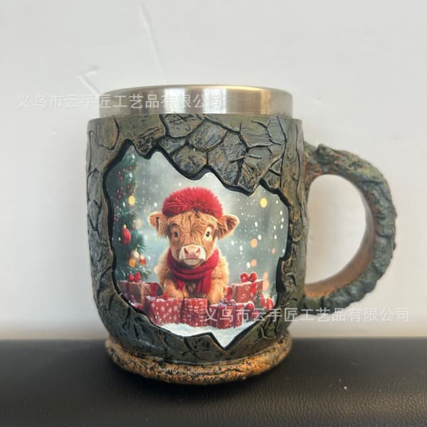 Bigfoot Forest Flame Krus Christmas Cow