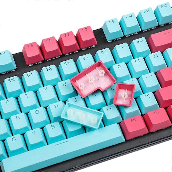 Näppäimet 108 kpl Kaksoiskuvattu Taustavalaistu Näppäinhattusetti OEM-profiili Mukautettu Mekaniselle Näppäimistölle Läpinäkyvä KEYCAP