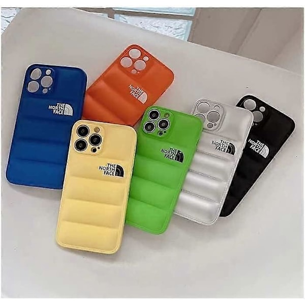 iPhone 14 Plus The North Face Vadderat skal, iPhone 14 Plus (endast vit)