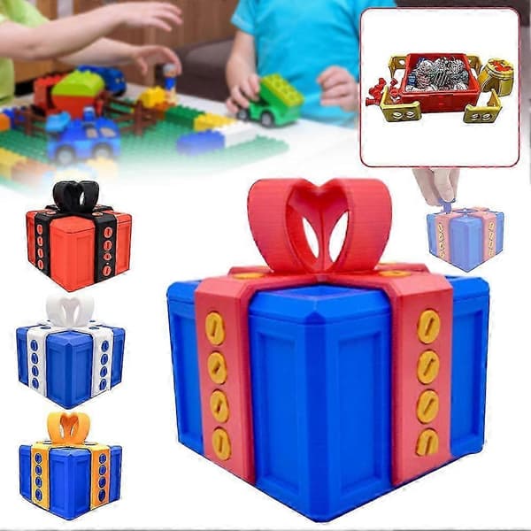 The Annoying Present Box Premium 3D Printet Frustrationsboks til Familien