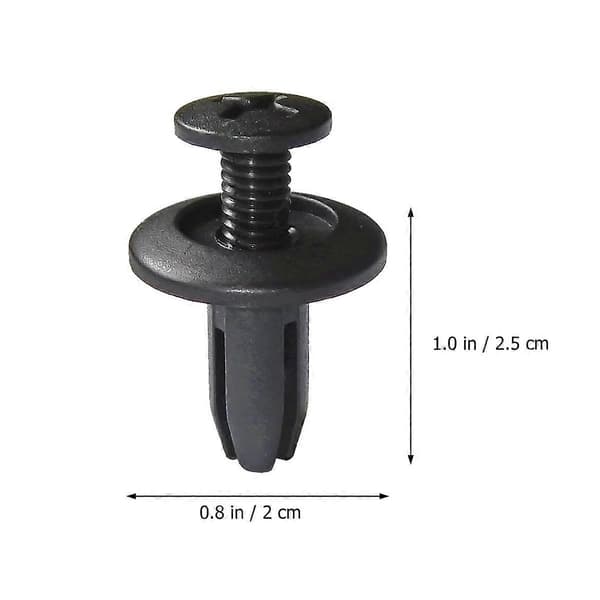 50 stk. Plastiknitter Auto Push Retainer Nylon Retainer Clips Auto Fasteners Auto Push Clips