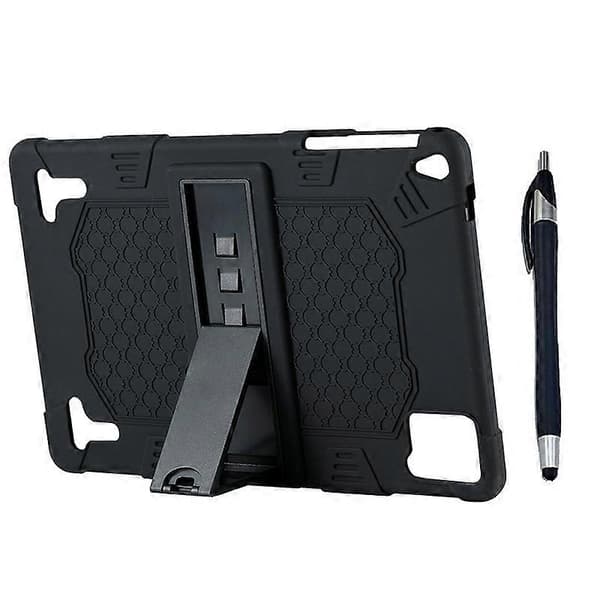 10,1 tommer Tablet Etui Silikon Etui Tablet Stativ Universal Tablet Etui Justerbart Stativ med Kapacitiv Pen