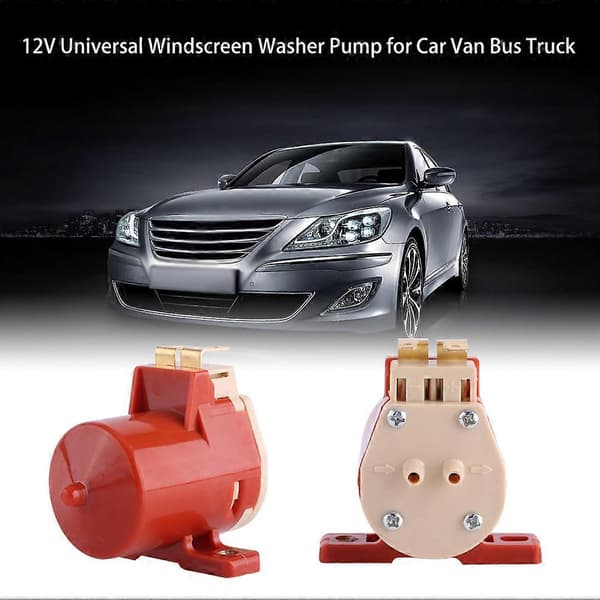 Universal Vindrutetvättpump för Bil, Van, Buss, Lastbil