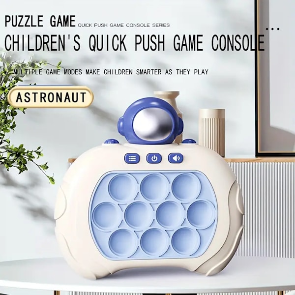 Tryck och spela spelkonsol, snabb genombrott pedagogisk leksak, spelgåva