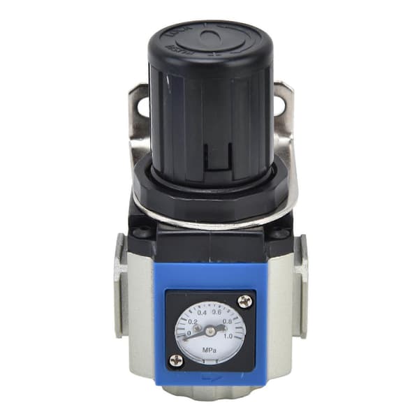Luftkompressorregulator Aluminiumslegering Trykkreguleringsventil med Måler 0,05?0,9MpaGR300-08