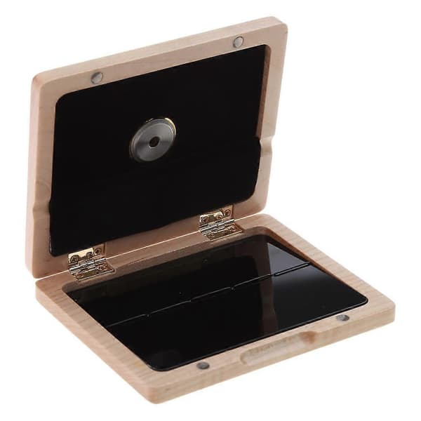 Saxofon Reed Case med Hygrometer för 5 Reed Galler Saxofon Reed Box