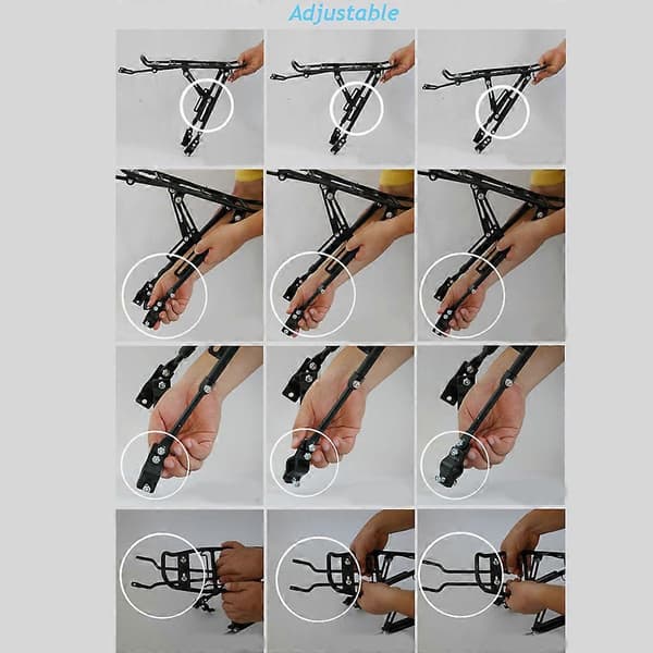 6x Premium Messing Presta og Schrader Adapter Sykkelpumpe Adaptere Ball Pump Needle Adaptere Sett