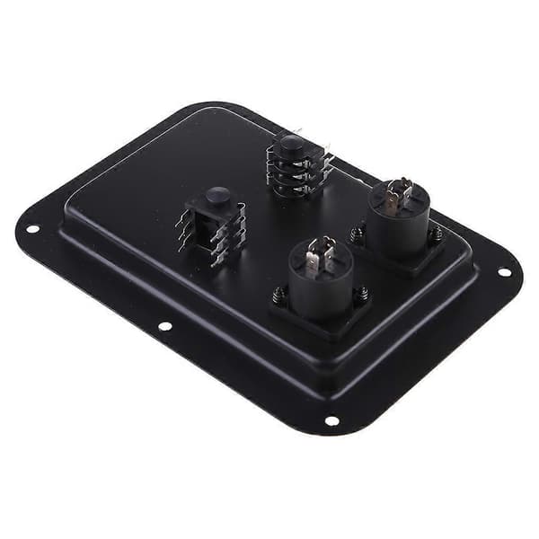 Terminalbindningspost Dubbel Speakon Ingång PA DJ Högtalarlåda 4-kärnig Socket Jack Platta Terminalbindningspost Tillbehör