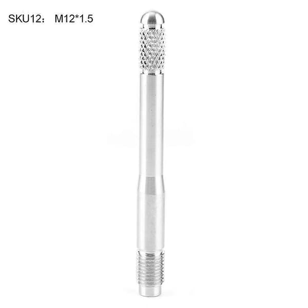 Dækpositioneringsnål Hjulmontering Afmontering Justeringsværktøj Rustfrit Stål M12 Universal Sølv M12 x 1,5