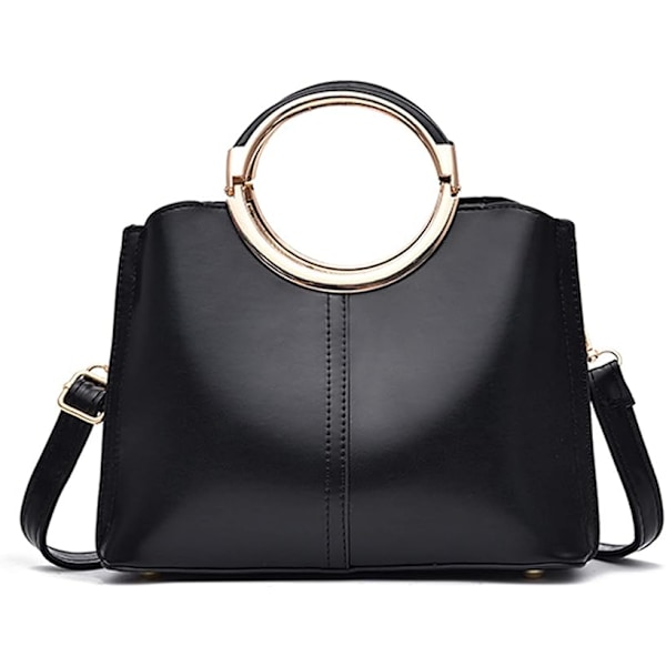 Fashionable Dame Håndtasker Top Håndtag Tasker Små Crossbody Tasker PU Læder Skuldertasker Elegante Simple Tasker til Arbejde Shopping Rejser