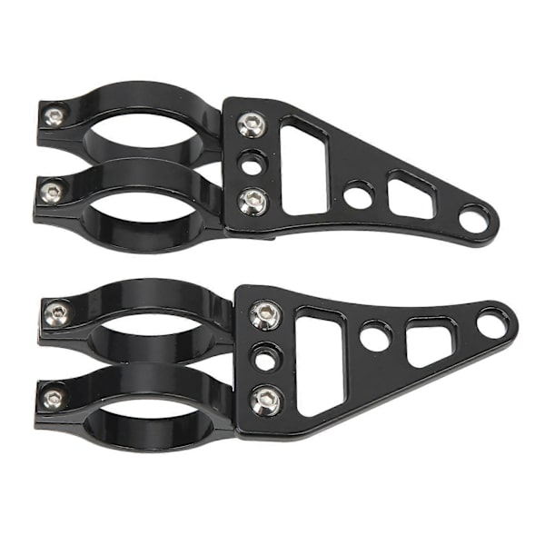 2 stk Gaffelforlyskonsoll 41mm Motorsykkel Forlykt Holder Klemmer Erstatning for Suzuki