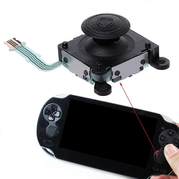 Erstatningsvenstre Høyre 3D Knapp Analog Kontroll Joystick for PS Vita for PSV 2000 Joystick Stick Tilbehør