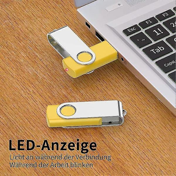 Usb-tikku 2 Gt 5 Kpl Muistitikut Usb-tikut 360 Asteen Kierto Muistitikku. Nopea