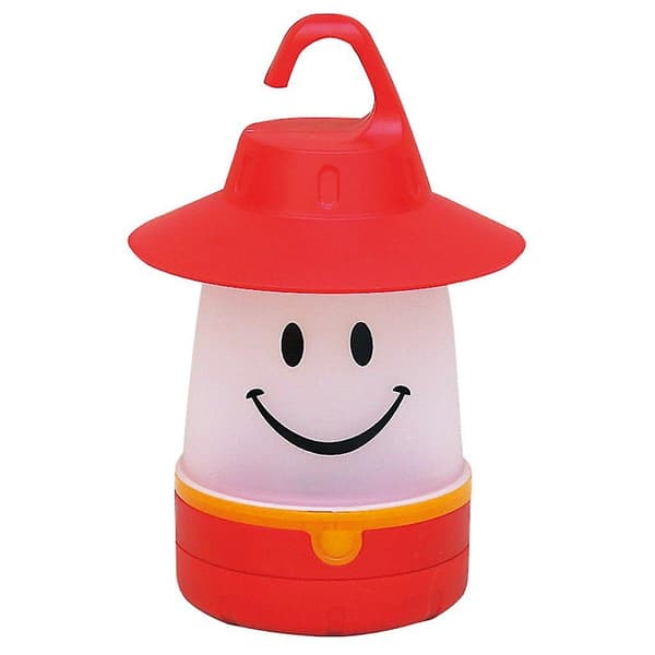 Smile LED-lykt: Bærbar nattlampe for barn til camping