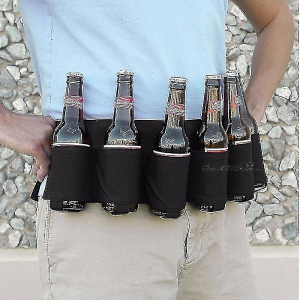 Klatring Camping Vandreture Holster Bærbar Flaske Talje Øl Bæltetaske Praktisk Vin Flasker Drikkevare Dåseholder Hængende Organizer