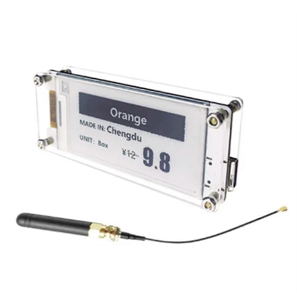 Lora Trådløst Papir ESP32-S3FN8+SX1262 Chip Drevet Via Wi-Fi, BLE og LoRa Ombord USB-UART Bridge 212X104 IOT Display B