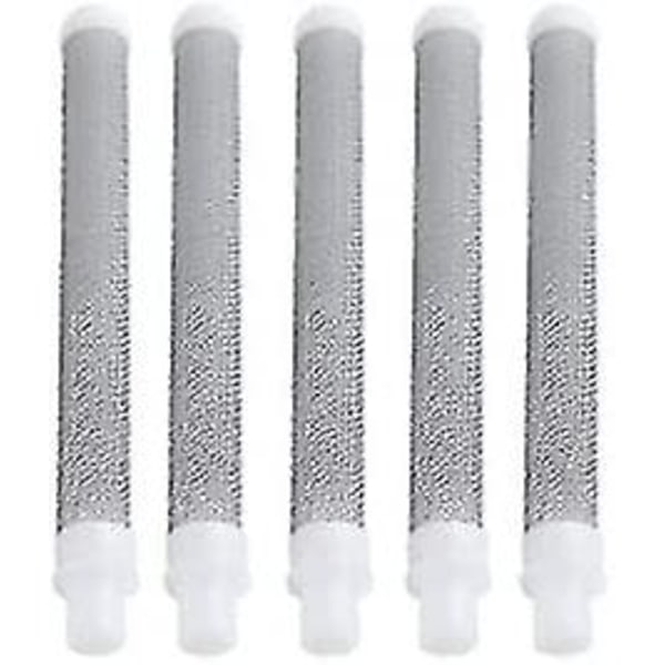 5-pakks Less Gun Filter 60 Mesh Erstatningstilbehør Trykk-på-type