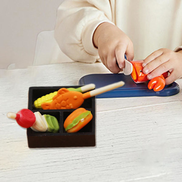 1:12 Miniatyyriruoka DIY Luova Käsintehty Ihastuttava Simuloitu Japanilainen Varraslelu Lapsille