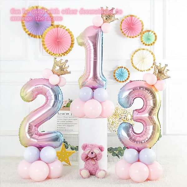 40-tommer digitale balloner, fødselsdagsfest folie balloner, din bedste dekoration (6)