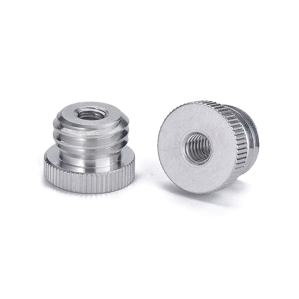 Aluminiumlegering Skrueadapter 1/4'' til 5/8\" Til 5/8\" Gevind Laser Niveau Afstandsmåler Tripod 1/4\" 1/4\" Hun til 5/8\" Han